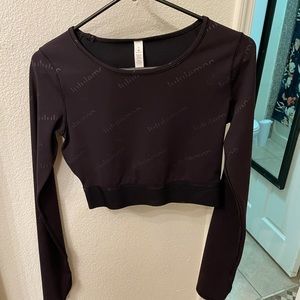 LULULEMON Wunder Train Cropped Long Sleeve